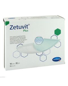 ZETUVIT Plus extrastarke Saugkompr.ste.10x10cm CPC