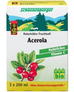 ACEROLA SAFT Schoenenberger Heilpflanzensäfte