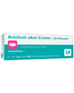 ACICLOVIR akut Creme-1A Pharma