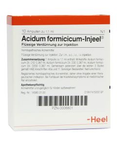 ACIDUM FORMICICUM INJEEL Ampullen