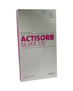 ACTISORB 220 Silver 10,5x19 cm steril Kompressen