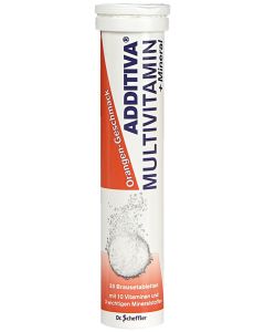 ADDITIVA Multivit.+Mineral Orange R Brausetabl.