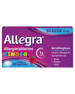 ALLEGRA Allergietabletten Kinder 10 mg Schmelztab.