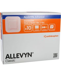 ALLEVYN Adhesive 10x10 cm haftende Wundauflage