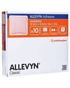 ALLEVYN Adhesive 12,5x12,5 cm haftende Wundauflage