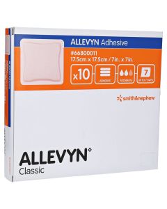 ALLEVYN Adhesive 17,5x17,5 cm haftende Wundauflage