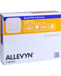 ALLEVYN Adhesive 7,5x7,5 cm haftende Wundauflage