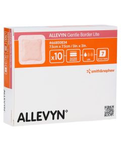 ALLEVYN Gentle Border Lite 7,5x7,5 cm Schaumverb.