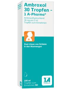 AMBROXOL 30 Tropfen-1A Pharma