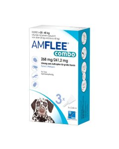 AMFLEE combo 268/241,2mg Lsg.z.Auf.f.Hunde 20-40kg