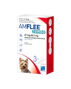 AMFLEE combo 67/60,3mg Lsg.z.Auftr.f.Hunde 2-10kg