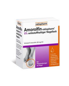 AMOROLFIN-ratiopharm 5% wirkstoffhalt.Nagellack