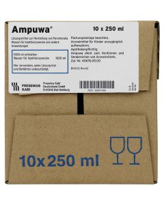 AMPUWA Glasflasche Injektions-/Infusionslösung