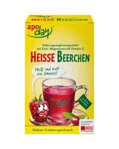 APODAY heisse Beerchen+Vit.C+Zink+Magnesium Pulver