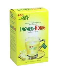 APODAY Ingwer+Honig+Vitamin C Pulver