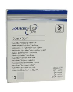 AQUACEL Ag 5x5 cm Kompressen