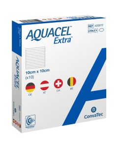 AQUACEL Extra 10x10 cm Verband