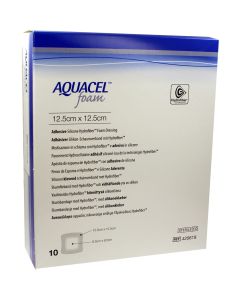 AQUACEL Foam adhäsiv 12,5x12,5 cm Verband