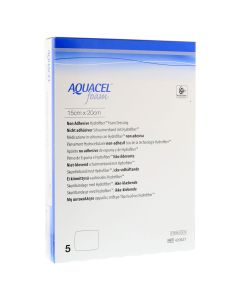 AQUACEL Foam nicht adhäsiv 15x20 cm Verband