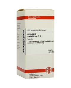 ARGENTUM METALLICUM D 6 Tabletten