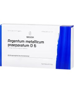 ARGENTUM METALLICUM praeparatum D 6 Ampullen