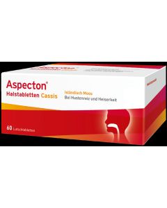 ASPECTON Halstabletten Cassis Lutschtabletten