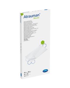 ATRAUMAN Silicone steril 10x20 cm Kompressen