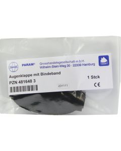 AUGENKLAPPE mit Bindeband