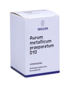 AURUM METALLICUM PRAEPARATUM D 10 Trituration