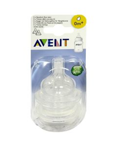 AVENT Sauger Airflex 1-Loch f.Neugeb.2x