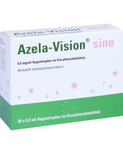 AZELA-Vision sine 0,5 mg/ml Augentr.i.Einzeldosis.