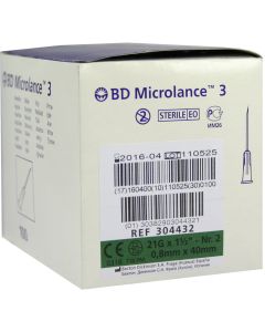 BD MICROLANCE Kanüle 21 G 1 1/2 0,8x40 mm