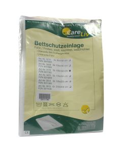 BETTSCHUTZEINLAGE Folie Frottee 100x150 cm