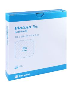 BIATAIN Ibu Schaumverband 10x10 cm sanft haftend