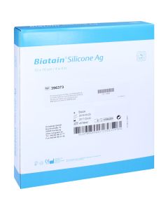 BIATAIN Silicone Ag Schaumverband 10x10 cm