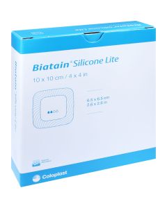 BIATAIN Silicone Lite Schaumverband 10x10 cm