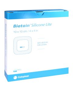 BIATAIN Silicone Lite Schaumverband 10x10 cm