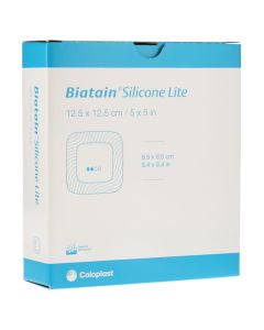 BIATAIN Silicone Lite Schaumverband 12,5x12,5 cm