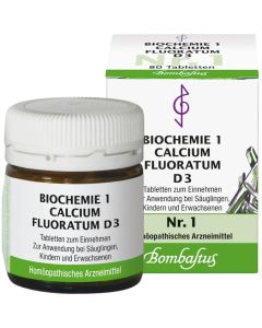 BIOCHEMIE 1 Calcium fluoratum D 3 Tabletten