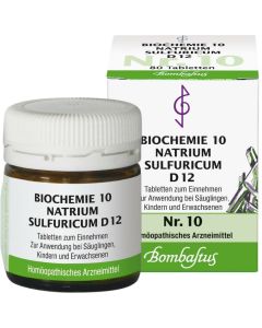 BIOCHEMIE 10 Natrium sulfuricum D 12 Tabletten