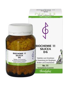 BIOCHEMIE 11 Silicea D 6 Tabletten