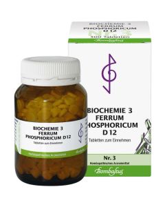 BIOCHEMIE 3 Ferrum phosphoricum D 12 Tabletten