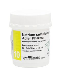 BIOCHEMIE Adler 10 Natrium sulfuricum D 6 Tabl.