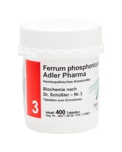 BIOCHEMIE Adler 3 Ferrum phosphoricum D 12 Tabl.