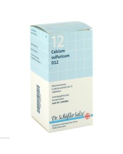 BIOCHEMIE DHU 12 Calcium sulfuricum D 12 Tabletten