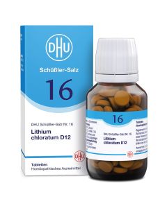 BIOCHEMIE DHU 16 Lithium chloratum D 12 Tabletten