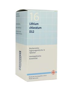 BIOCHEMIE DHU 16 Lithium chloratum D 12 Tabletten