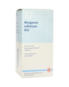 BIOCHEMIE DHU 17 Manganum sulfuricum D 12 Tabl.