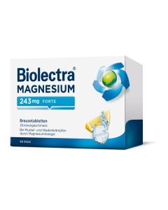 BIOLECTRA Magnesium 243 forte Zitrone Brausetabl.