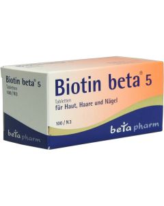 BIOTIN BETA 5 Tabletten